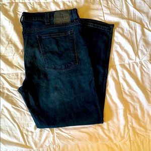 Men’s Levi’s 541 jeans. Indigo color. 42”x32”